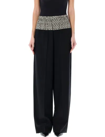 Fendi Cigarette Pants In Black