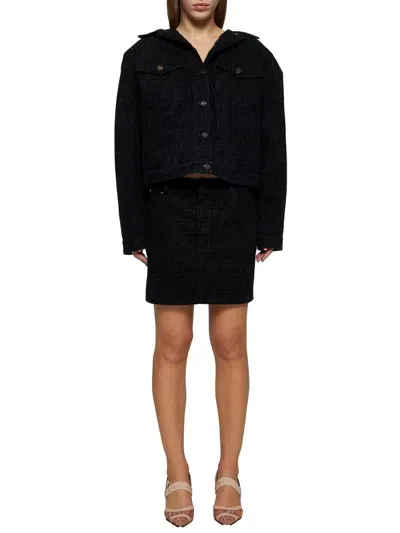 Fendi Coats Black