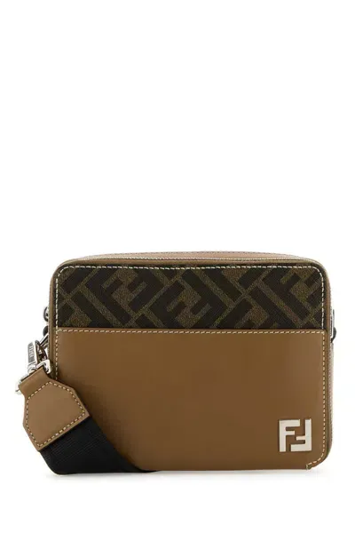 Fendi Crossbody Bags In Beige