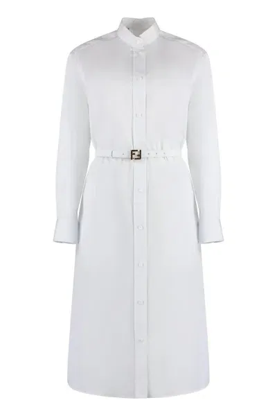 Fendi Dresses In White