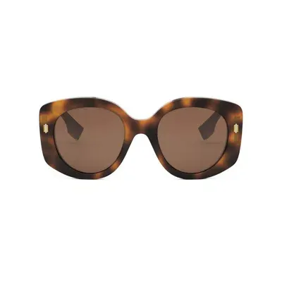 Fendi Eyewear Round Frame Sunglasses In Multi