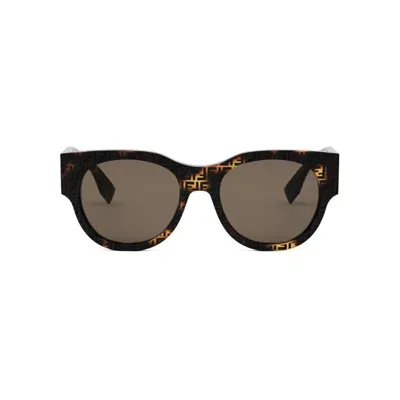 Fendi Eyewear Round Frame Sunglasses In Multi