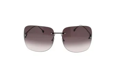 Fendi Eyewear Square Frame Sunglasses In Silver