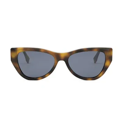 Fendi Fe40149i 53v Havana Sunglasses In Marrone