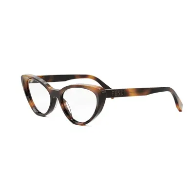 Fendi Fe50075i 053 Glasses In Tartarugato