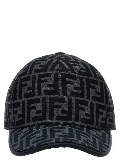 Fendi Ff Baseball Cap In Blu