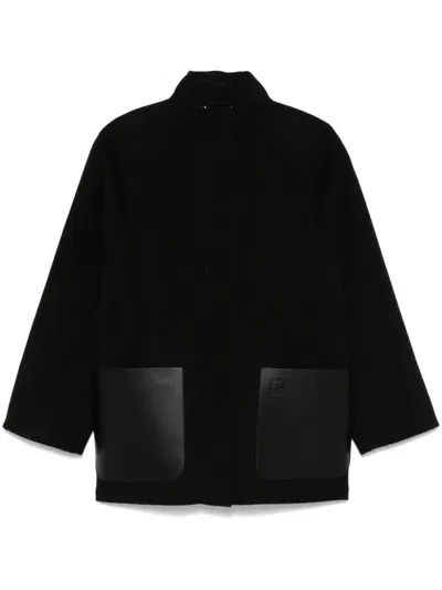 Fendi `ff` Blouson In Black  