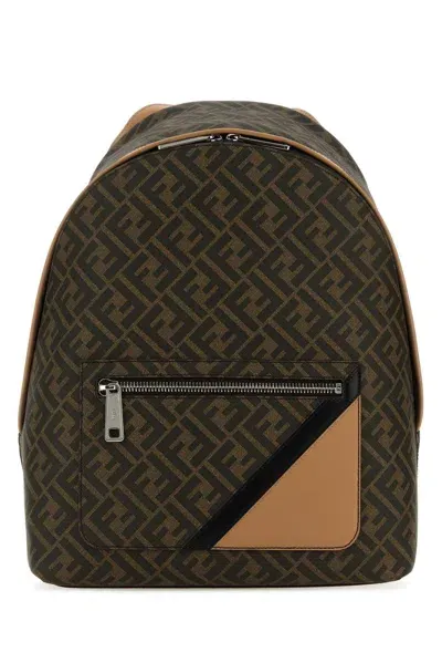 Fendi Ff Motif Backpack In Multicolor