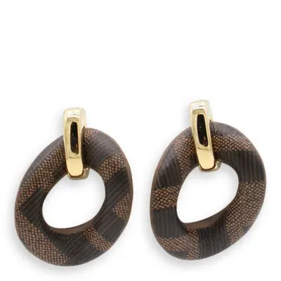 Fendi Filo Ring In Brown