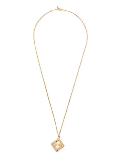 Fendi Forever  Necklace In Gold