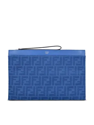 Fendi Handbags In Royal Blue+palladium