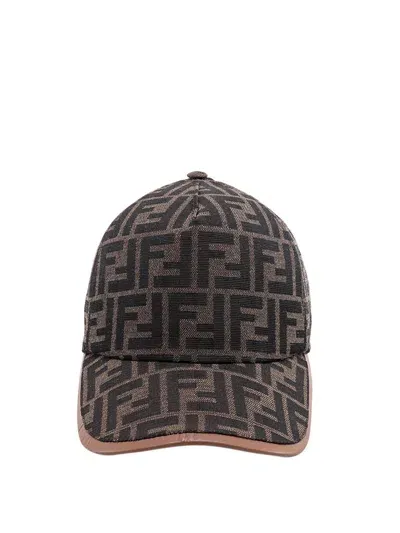 Fendi Hat In Brown