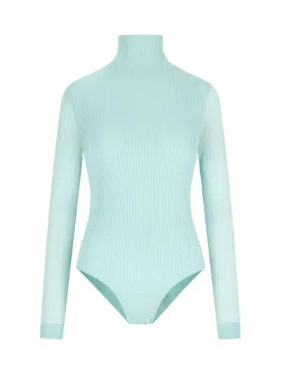 Fendi High Neck Body In Blue