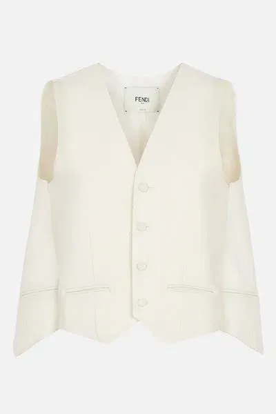 Fendi Jackets In Cream