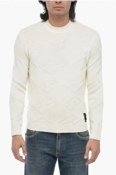 Fendi Jaquarde Sweater With Monogram Pattern Ff