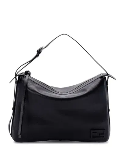 Fendi Large Simply Shoulder Bag In Schwarz