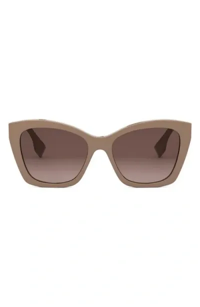 Fendi Sunglasses In Cipria/marrone