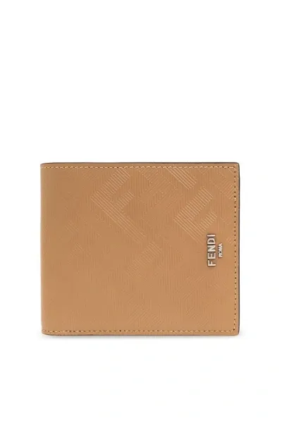 Fendi Logo In Brown