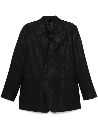 Fendi Lurex Blazer In Black