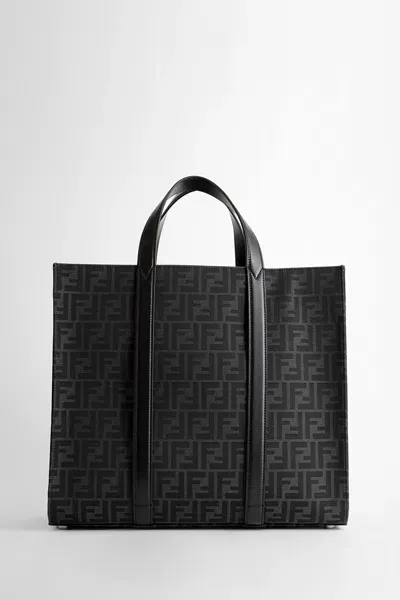 Fendi Man Black Tote Bags