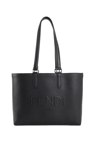 Fendi Man Black Tote Bags