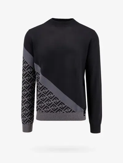 Fendi Sweaters In Black