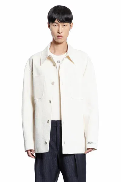 Fendi Man White Jackets