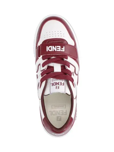 Fendi Match Low-top Sneakers In Red