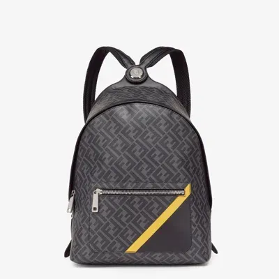 Fendi Men's Backpack In Nerosunflw