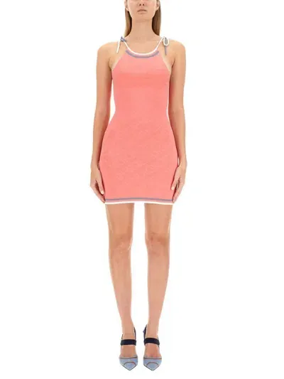 Fendi Mini Dress In Pink