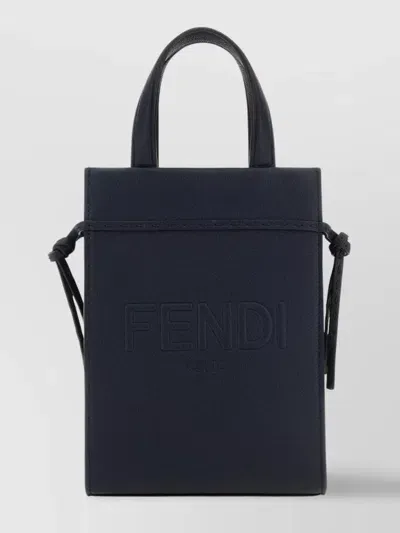 Fendi Go To Shopper Mini In Noir