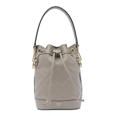 Fendi Mini Mon Tresor Bucket Bag In Gray