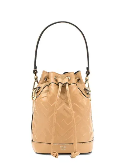 Fendi Mon Tresor Bucket Bag In Brown