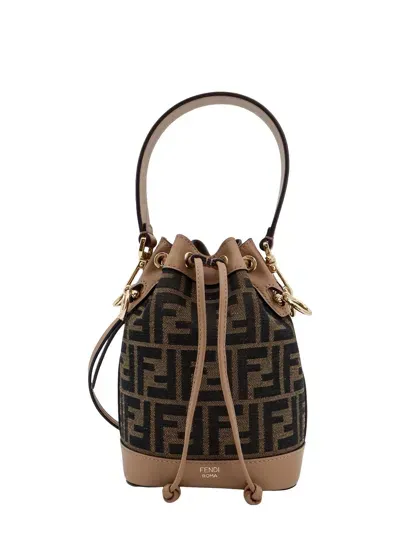 Fendi Mon Tresor Bucket Bag In Marrone