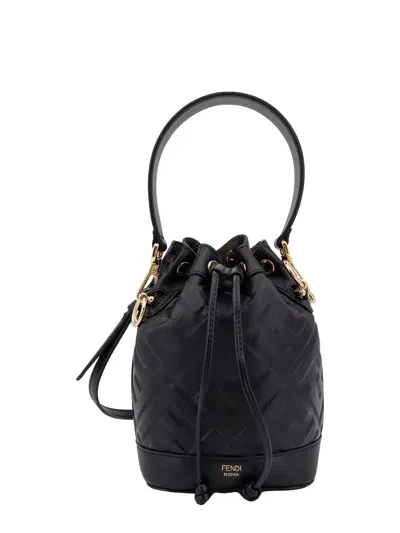 Fendi Mon Tresor Bucket Bag In Black