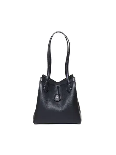 Fendi Origami Bag In Calfskin In Black