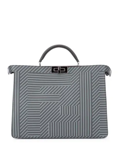 Fendi Peekaboo Iseeu Tote Bag In Grey