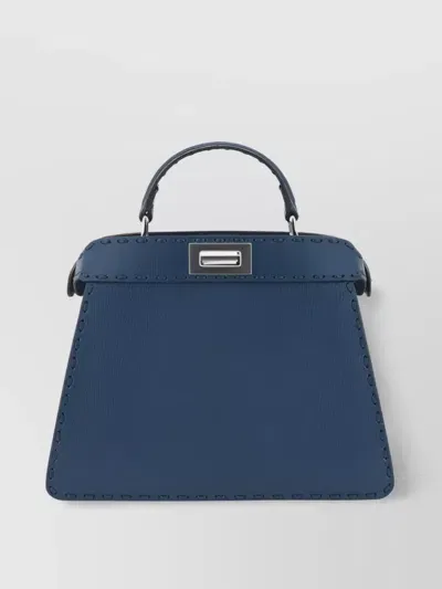 Fendi Peekaboo Iseeu Small Tote Bag In Blue