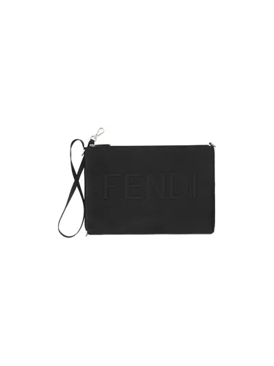 Fendi Pouch In Nero