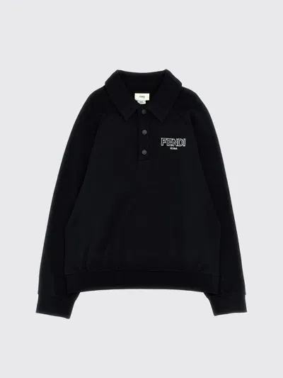 Fendi Kids' Pullover  Kinder Farbe Schwarz In Black