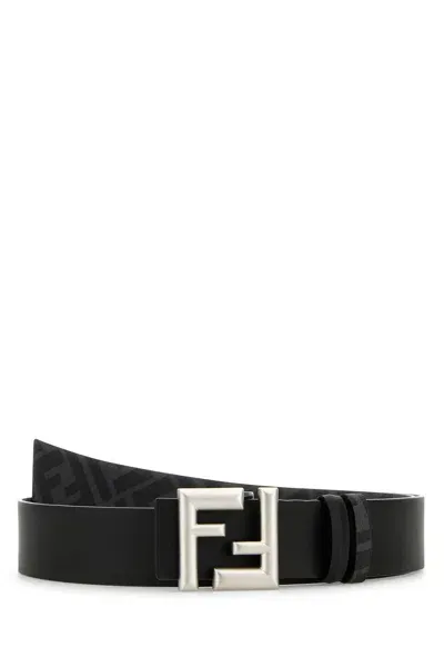 Fendi Rounded Ff-100 Nd  Male In Black