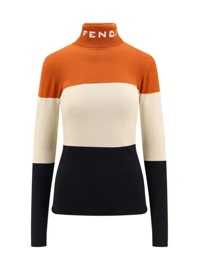 Fendi Sweater In Multicolor