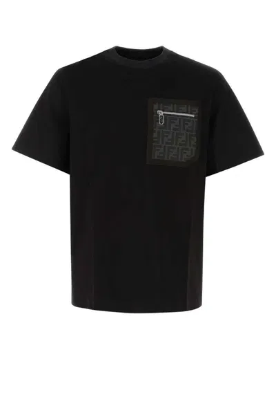 Fendi T-shirt In Black