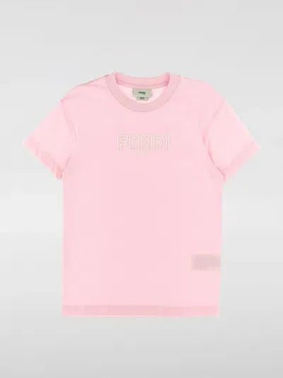 Fendi Kids' T-shirt  Kinder Farbe Pink