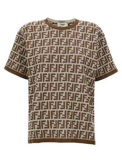 Fendi T-shirt In Printed