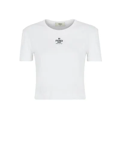 Fendi T-shirt In White