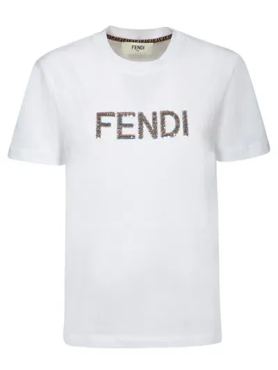 Fendi T-shirts In White