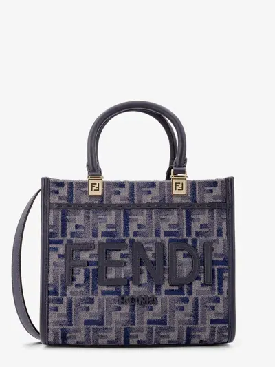 Fendi Woman  Woman Blue Handbags