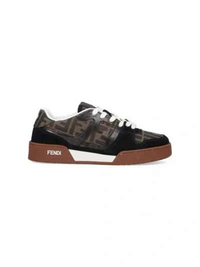 Fendi "match" Sneakers In Brown