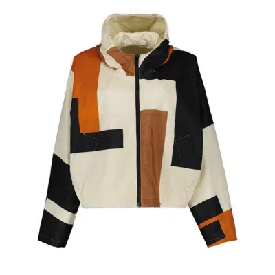 Fendi Zipped Reversible Hooded Jacket In White